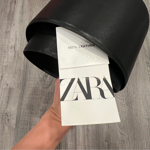 Zara thick mid waist belt - Picture 3 of 10